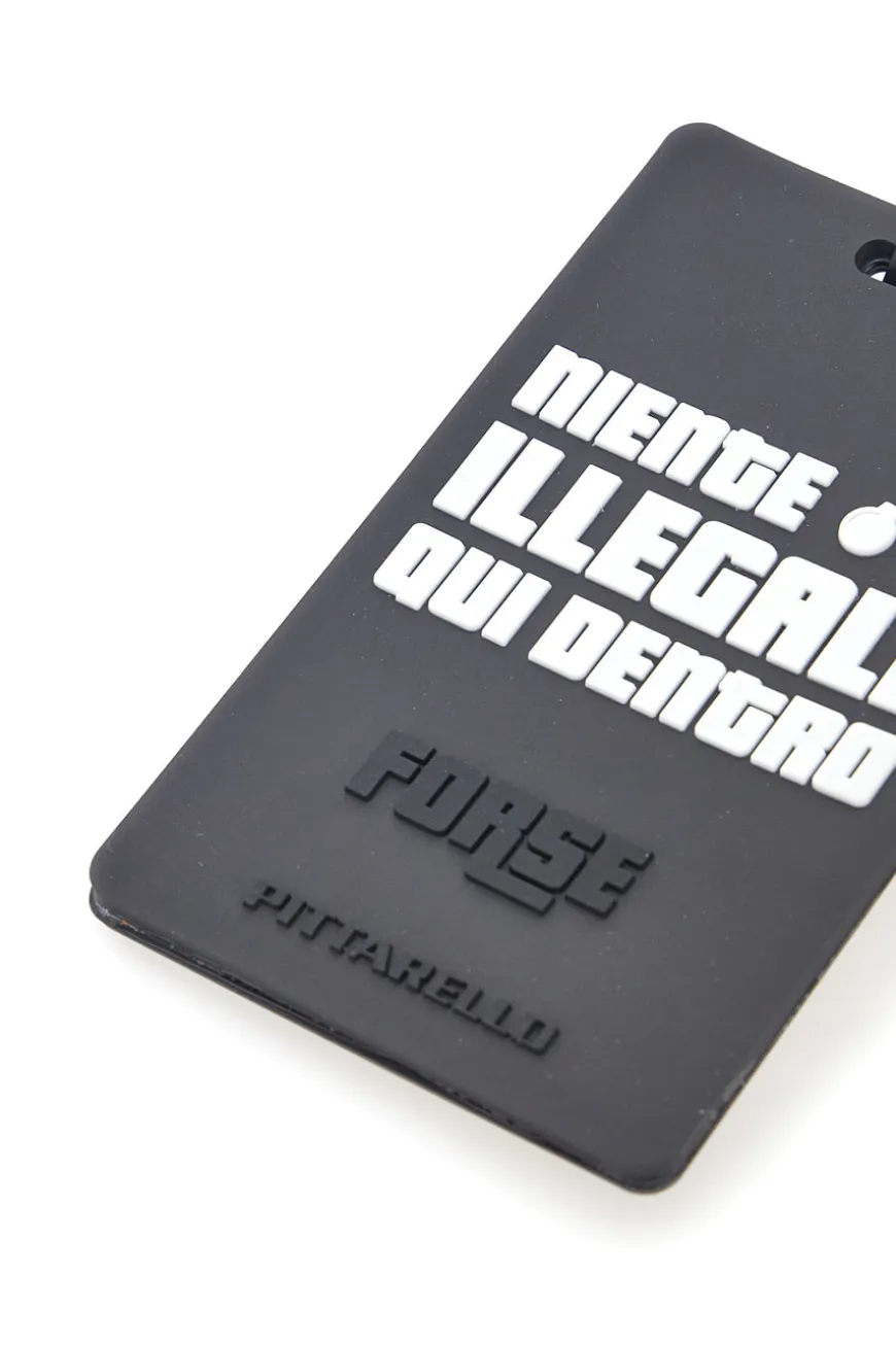 Tag per Valigia Nero "Niente di Illegale qui Dentro" NAMETAG 7