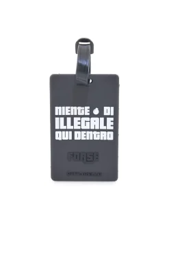 Tag per Valigia Nero "Niente di Illegale qui Dentro" NAMETAG 7