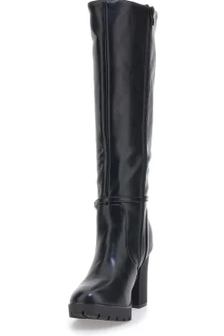THE FIRST 6Y20866Y862G Schwarze Stiefel mit hohem Absatz