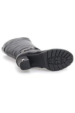 THE FIRST 6Y20866Y862G Schwarze Stiefel mit hohem Absatz