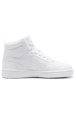 Total weiße Rebound V6 Mid Puma Jr High-Top-Sneaker