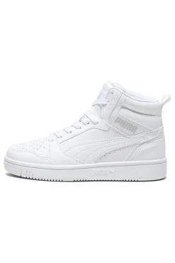 Total weiße Rebound V6 Mid Puma Jr High-Top-Sneaker