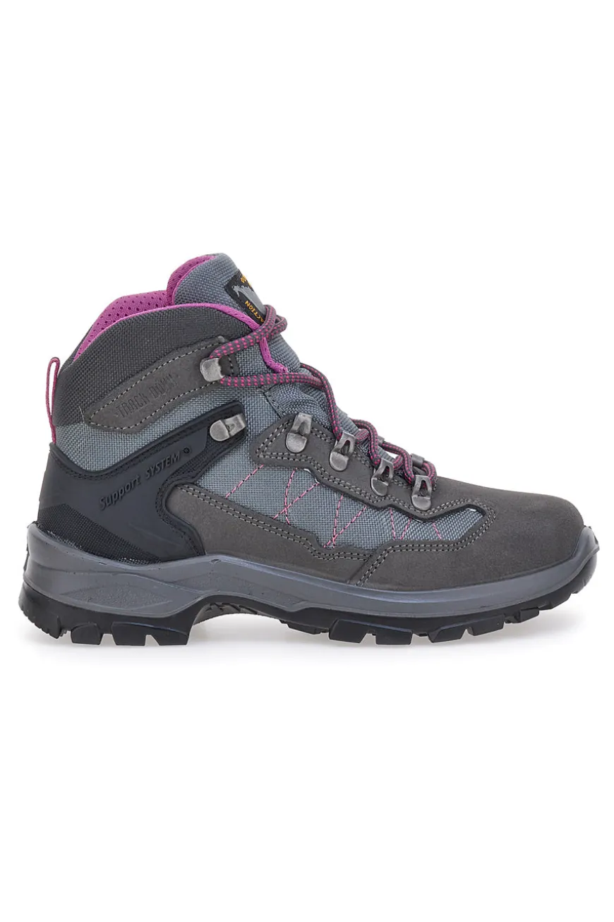 TRACK DOWN grauer Trekkingstiefel 14511S74