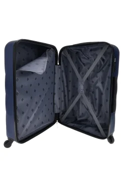 Trolley blu rigido grande 4 ruote 2T2L 155/G