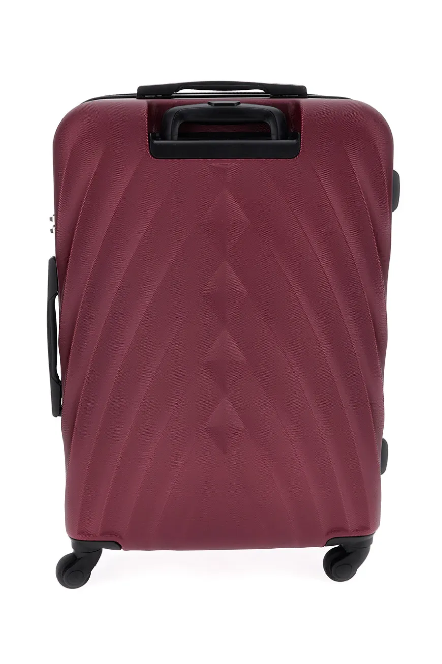 Trolley bordeaux rigido grande 4 ruote 2T2L 155/G