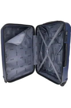 Trolley grande blu con 4 ruote e manico telescopico Indigeno INDIGENO180/G