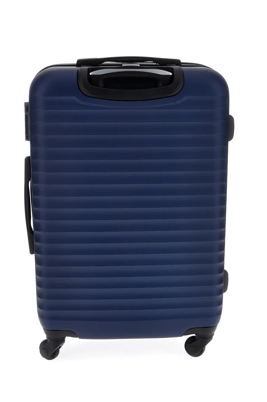 Trolley grande blu rigido Prima riga Pr194/G