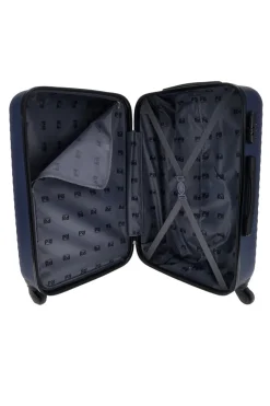 Trolley grande blu rigido Prima riga Pr194/G