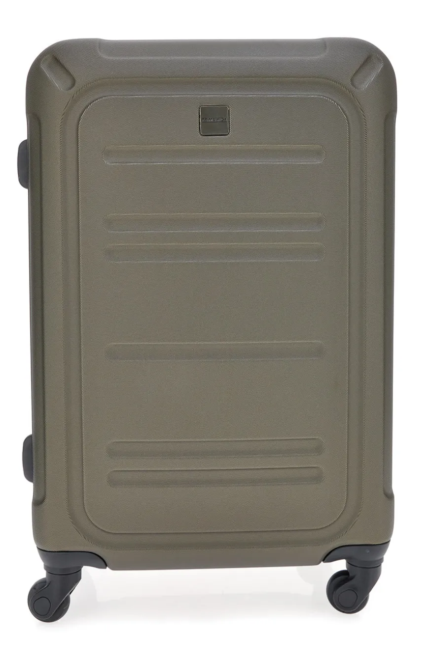 Trolley grande bronzo scuro rigido con ruote piroettanti Prima Riga PR161/G