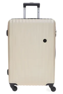 Trolley grande champagne rigido con ruote multidirezionali 2T2L 175/G
