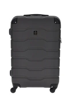 Trolley grande grigio rigido con 4 ruote 2T2L156/G