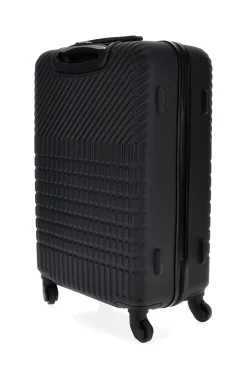 Trolley grande nero rigido con 4 ruote Prima riga PR169/G