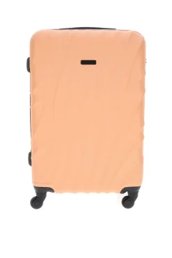 Trolley medio arancione rigido con ruote multidirezionali Prima Riga PR158/M