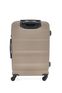 Trolley medio champagne con 4 ruote e manico telescopico INDIGENO180/M