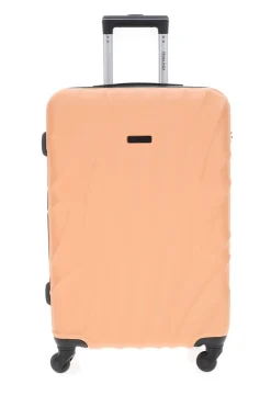 Trolley piccolo arancione rigido da cabina con ruote 360° Prima Riga PR158/P
