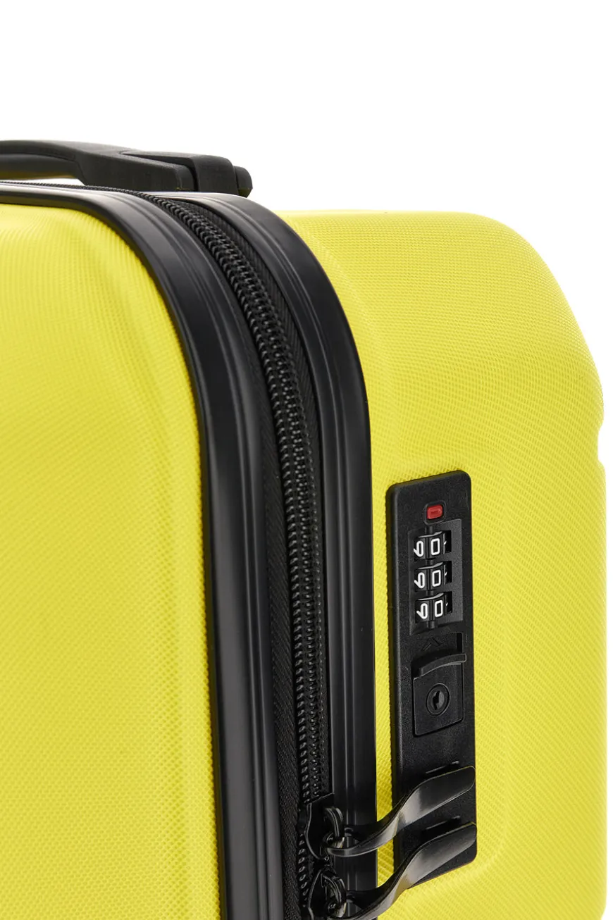 Trolley piccolo giallo rigido 4 ruote Indigeno INDIGENO179/P