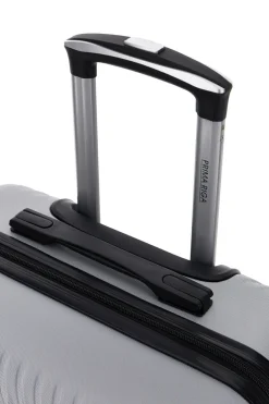Trolley piccolo grigio rigido con 4 ruote Prima riga PR169/P