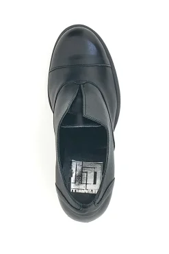 Tronchetto nero in vera pelle Made in Italy PITTARELLO ELITE 108