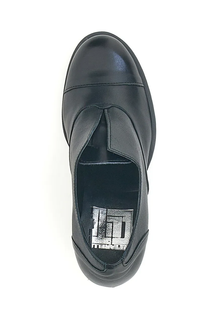 Tronchetto nero in vera pelle Made in Italy PITTARELLO ELITE 108