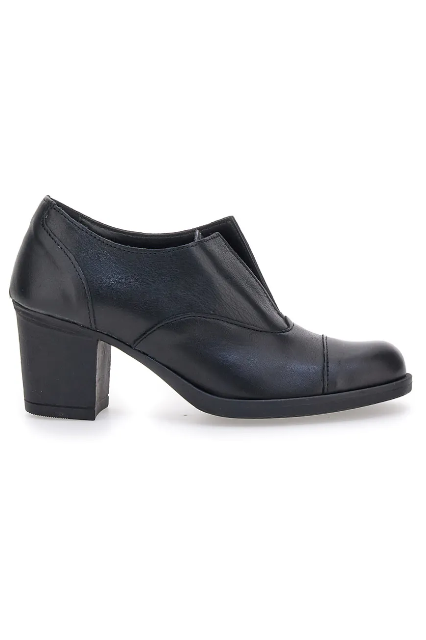 Tronchetto nero in vera pelle Made in Italy PITTARELLO ELITE 108