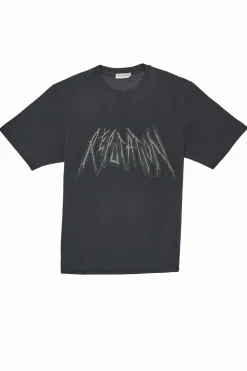 T-Shirt Antracite con Strass Boardman 1140