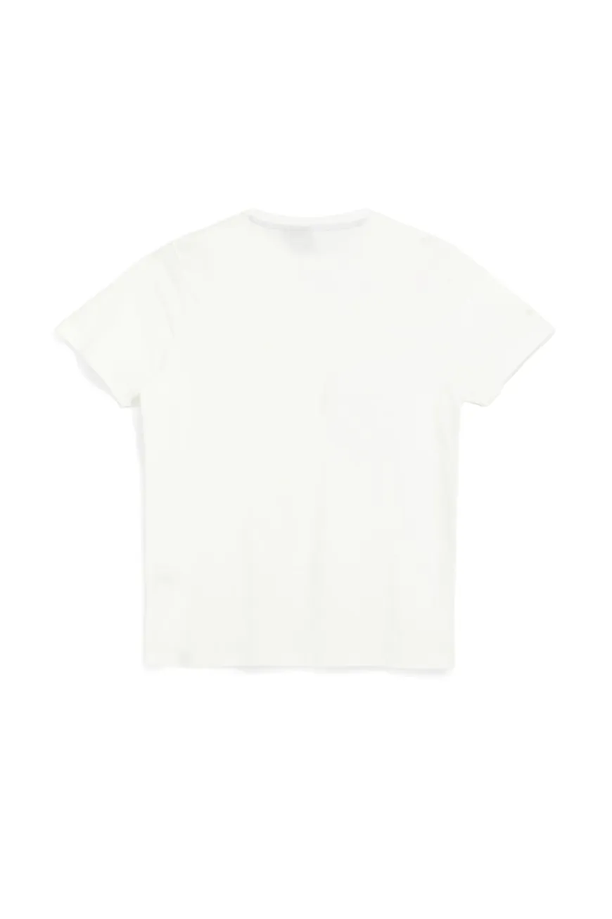 T-shirt bianca 100% cotone U.s. grand polo US61601M