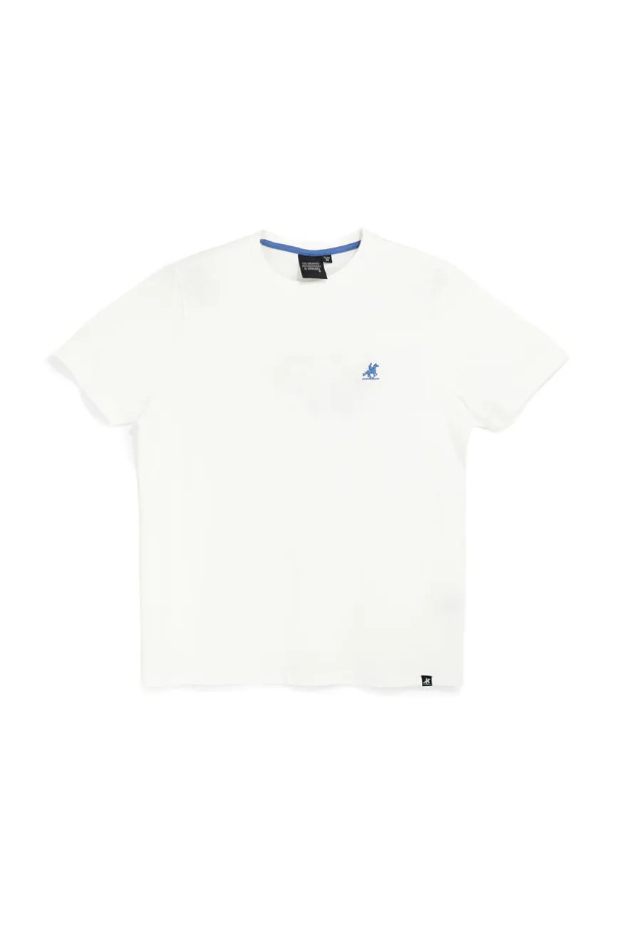 T-shirt bianca 100% cotone U.s. grand polo US61601M