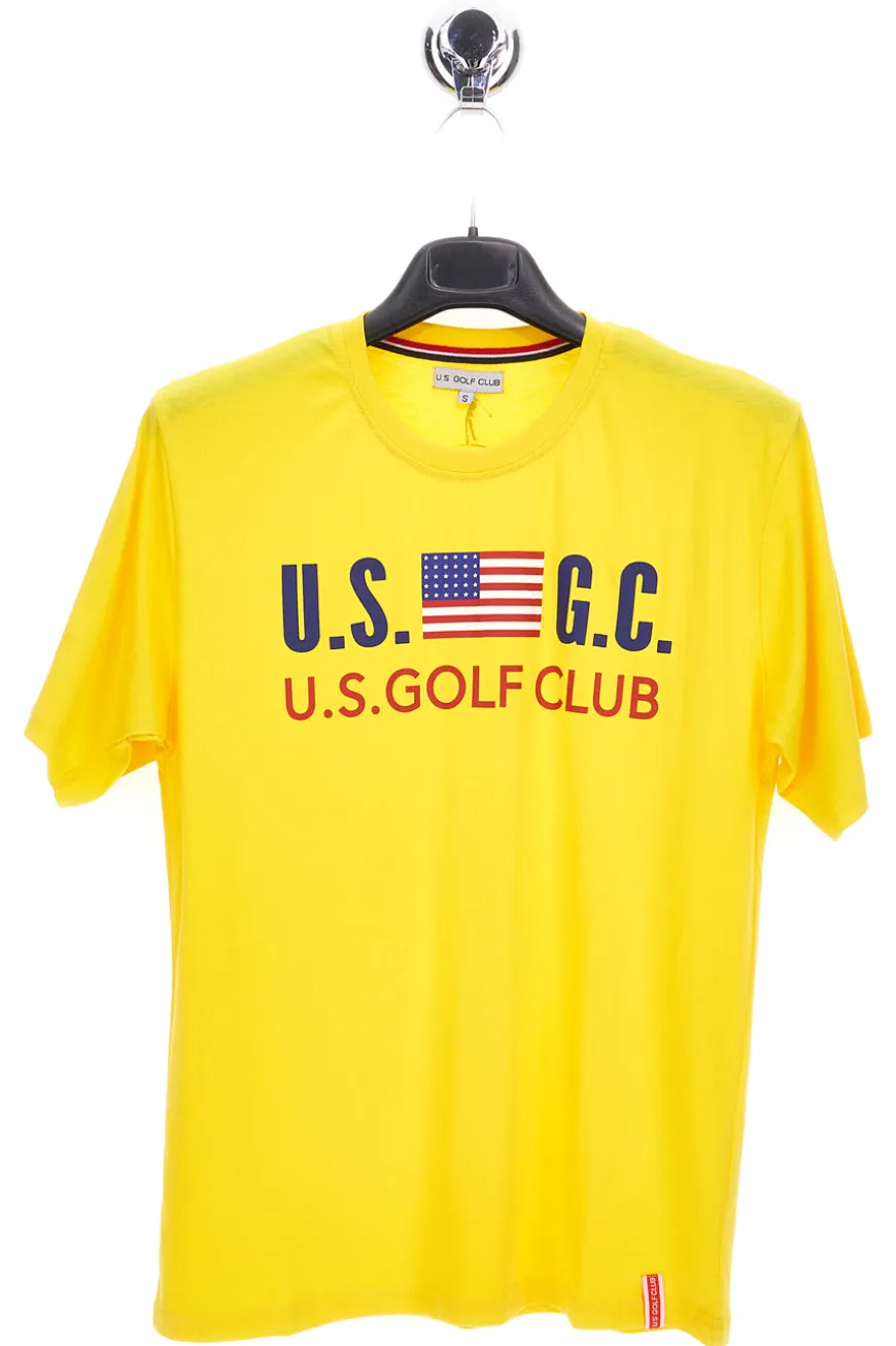 T-Shirt Gialla US Golf Club 1202