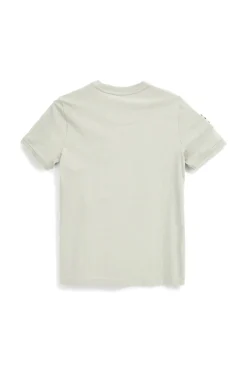T-shirt Grigia con stampa frontale e patch sulla manica Us golf TS2607