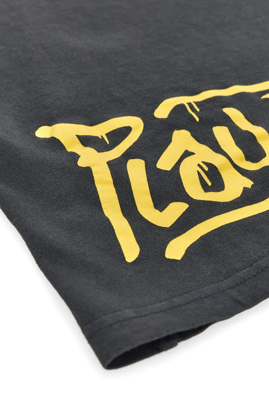 T-Shirt Nera Con Smile PITT KIDS PT-K-T-7017