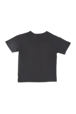 T-shirt Nera Con Stampa sul Petto Pitt Kids PT-K-T-7025
