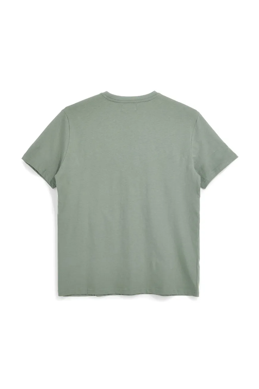 T-shirt verde in cotone Pittarello tierra NBY703