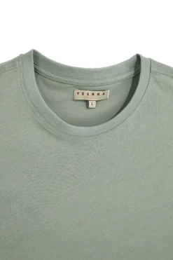 T-shirt verde in cotone Pittarello tierra NBY703