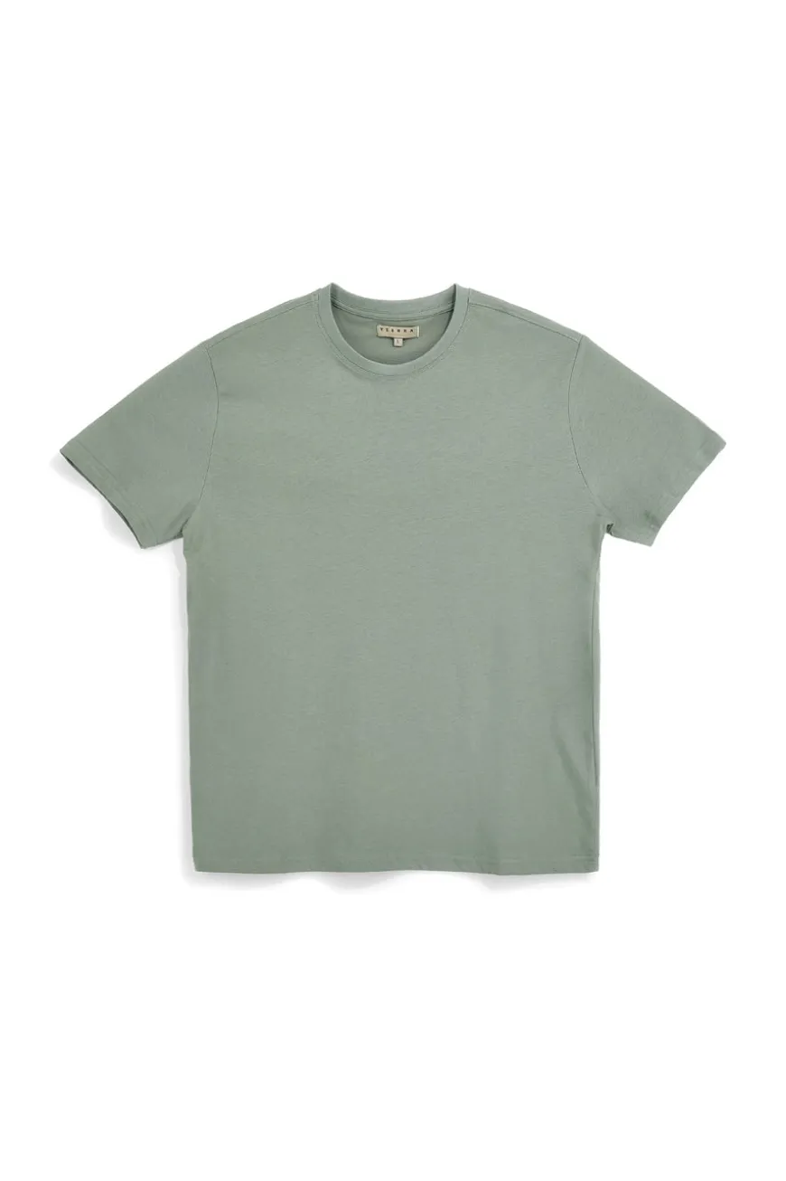 T-shirt verde in cotone Pittarello tierra NBY703
