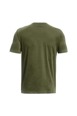 T-shirt verde leggera in misto cotone ad asciugatura rapida Under Armour M Sportstyle LC SS