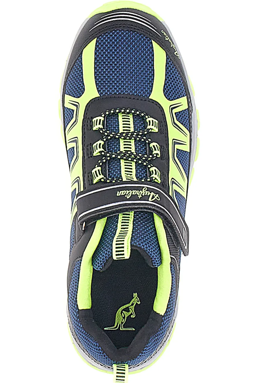 Turnschuhe Outdoor Blau und Limette Australian AU24G105