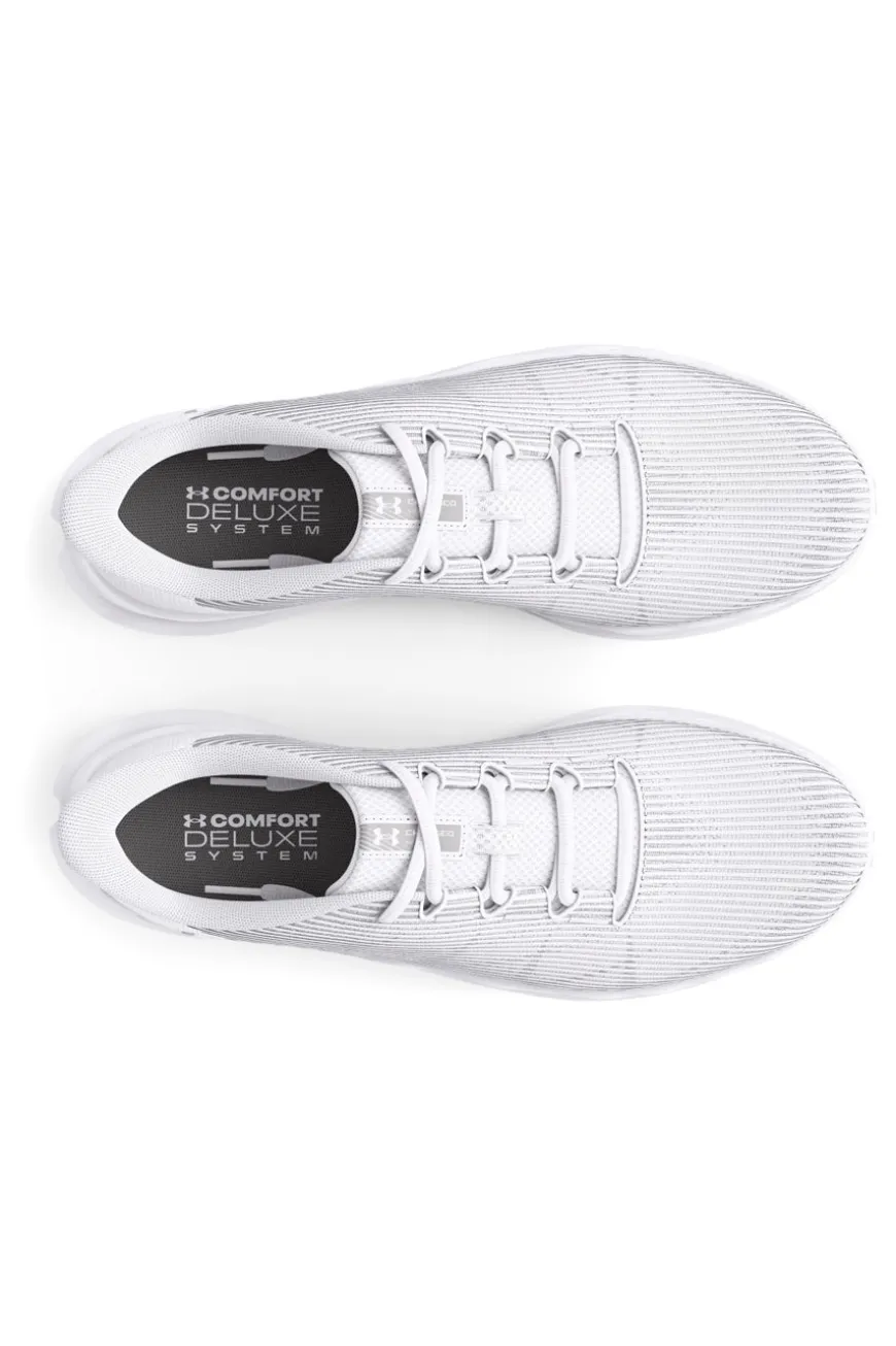 Under Armour Charged Speed Swift Weiße Laufschuhe