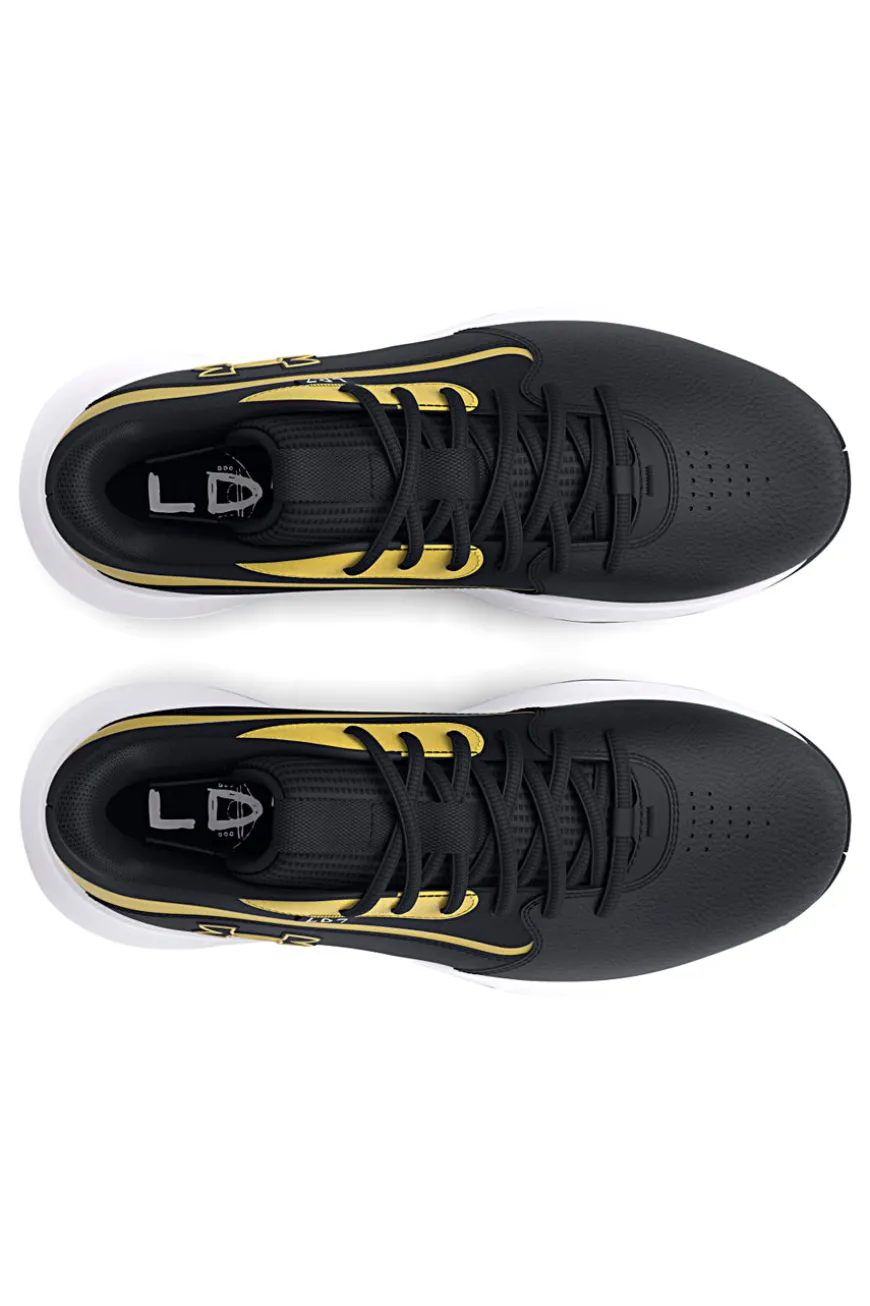 Under Armour Lockdown 7 Basketballschuhe in Schwarz und Gold