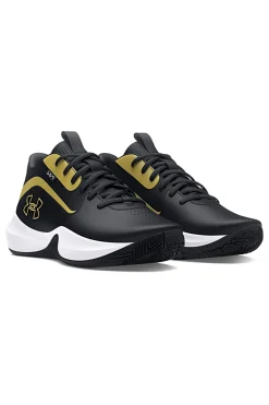 Under Armour Lockdown 7 Basketballschuhe in Schwarz und Gold