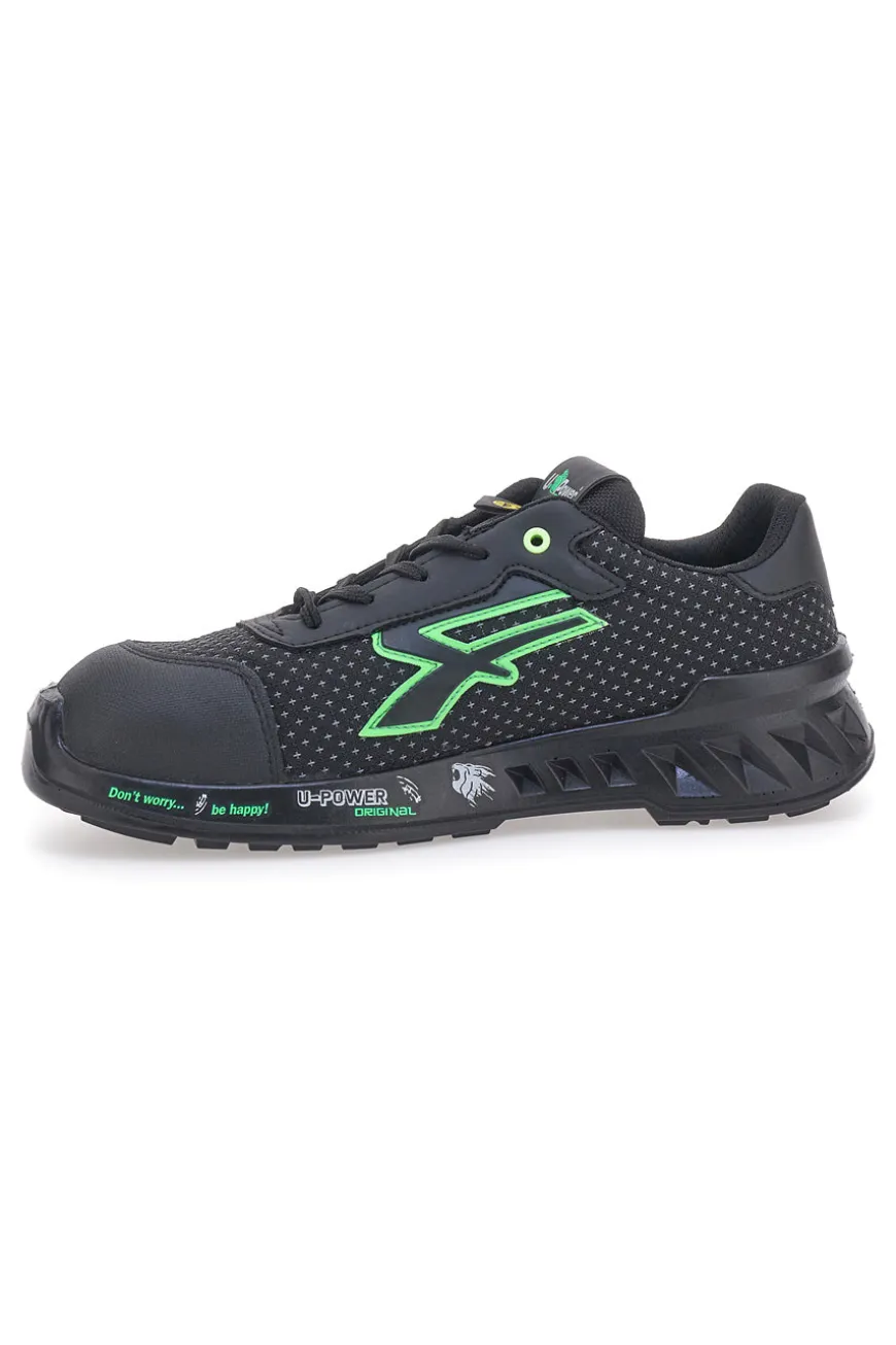 U.Power Steve ESD S3S CI FO SR Low Leichte schwarze Sicherheitsschuhe