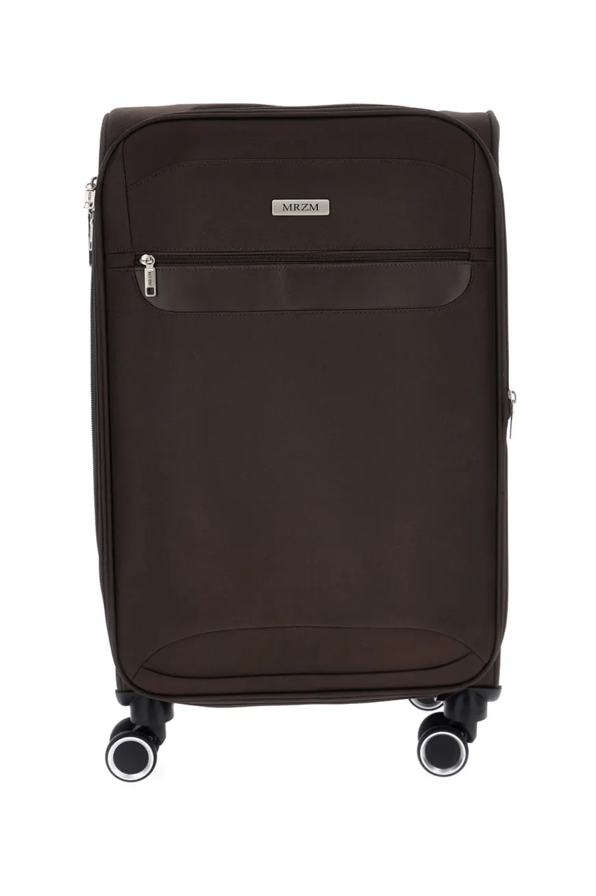 Valigia trolley grande marrone morbida Mrzm DH SOFT G