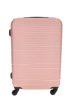 Valigia Trolley medio rosa 4 ruote multidirezionali Prima Riga PR172M