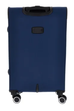 Valigia trolley piccola blu con ruote girevoli Mrzm DH SOFT P