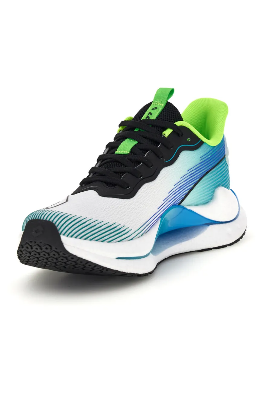 Weiß blau atmungsaktive Memory Foam Sportschuhe Lotto Speedride 500