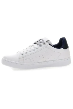 Weißblaue Sneakers aus Synthetikmaterial Gas 414185
