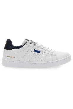 Weißblaue Sneakers aus Synthetikmaterial Gas 414185