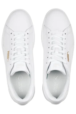 Weiße Komfort-Sneakers aus Leder Puma Smash 3.0 L
