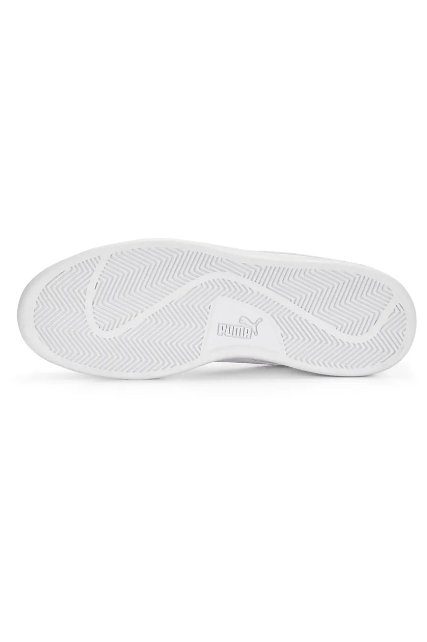 Weiße Komfort-Sneakers aus Leder Puma Smash 3.0 L