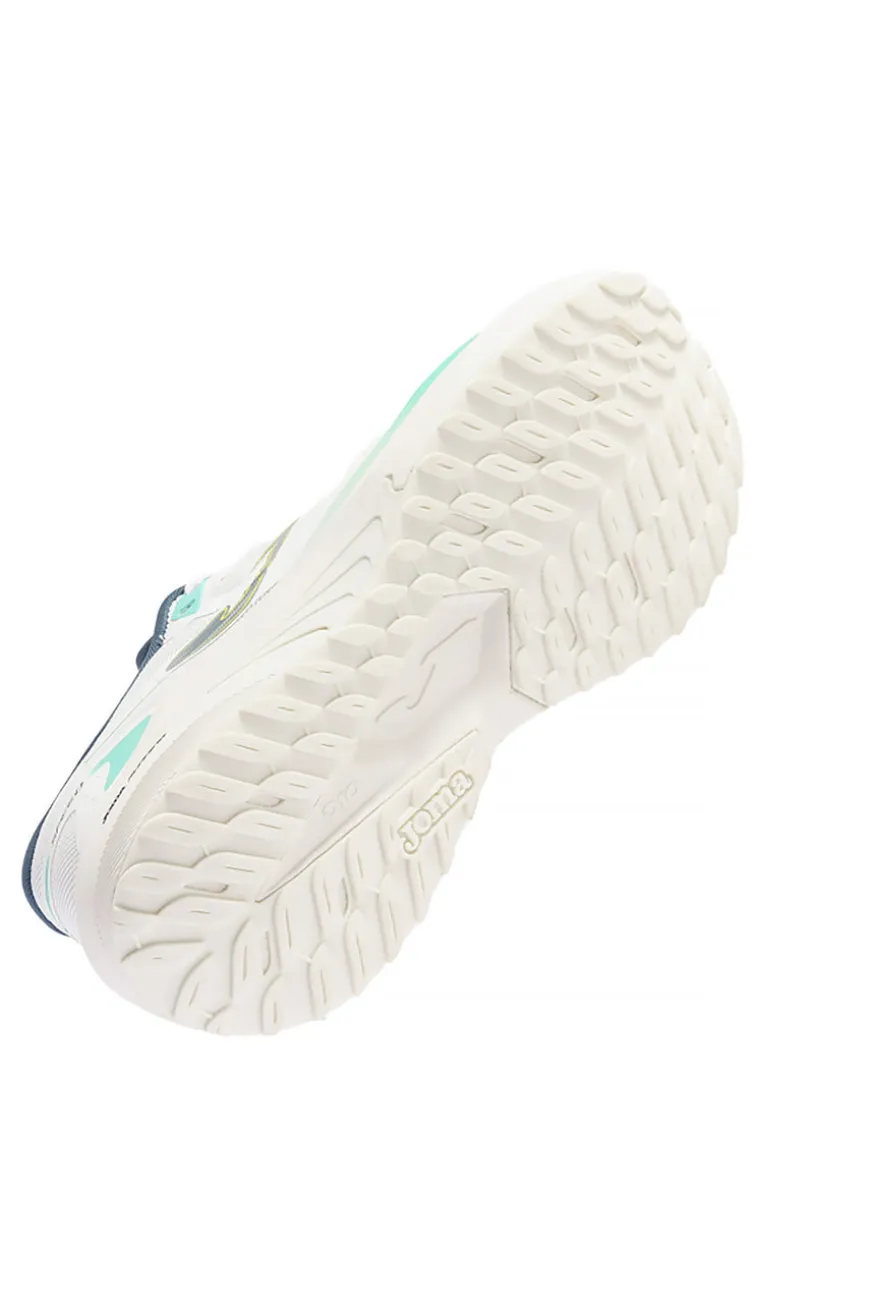 Weiße Laufschuhe mit atmungsaktiven Einlagen in Petrol Joma Speed 2602