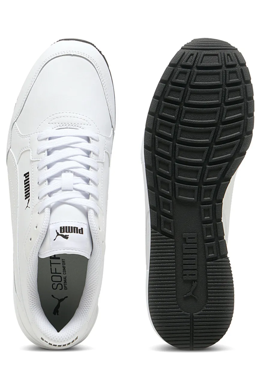 Weiße Ledersneakers Puma ST Runner v4 L